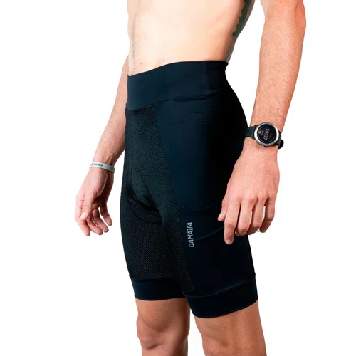Bermuda Bicicleta Ciclismo DaMatta Freedom Carbon Preto - PAD01