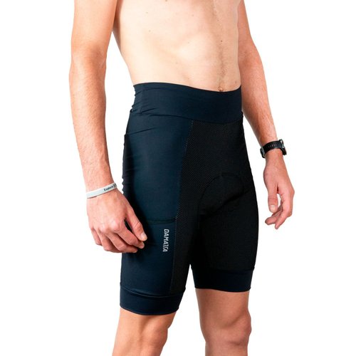 Bermuda Bicicleta Ciclismo DaMatta Freedom Carbon Preto