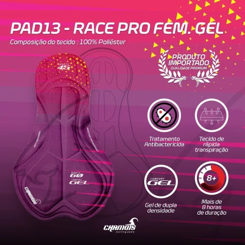Bermuda Feminina Bicicleta Ciclismo DaMatta Freedom Emana 