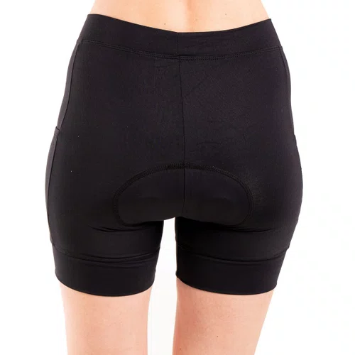 Bermuda Feminina Bicicleta Ciclismo DaMatta Fun Gel Preto