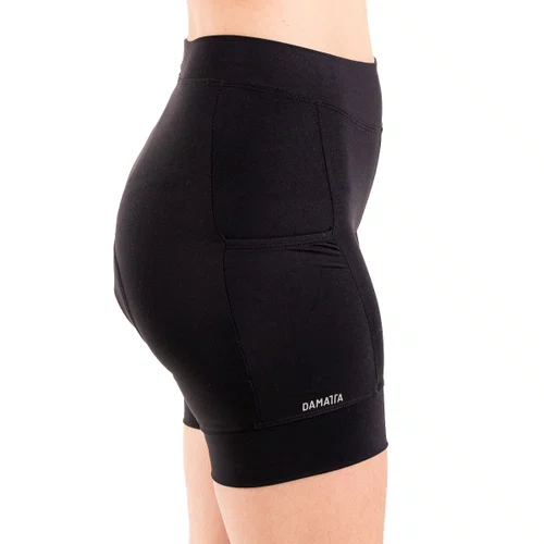 Bermuda Feminina Bicicleta Ciclismo DaMatta Fun Gel Preto
