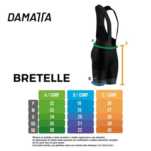 Bretelle Bicicleta Ciclismo DaMatta Freedom Eco Preto