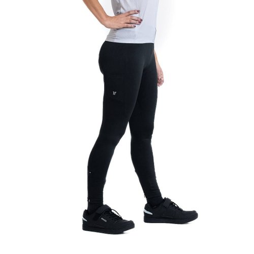 Calça Bicicleta Ciclismo DaMatta Feminina Eco Gel Preto