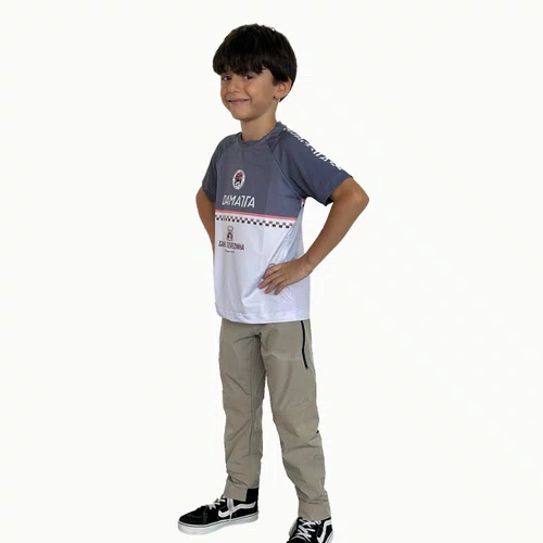 Calça DaMatta Enduro Infantil Whistler Cinza - 3G