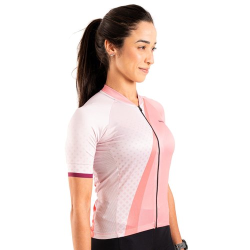 Camisa Ciclismo Bicicleta DaMatta Feminina Chamois Rosa
