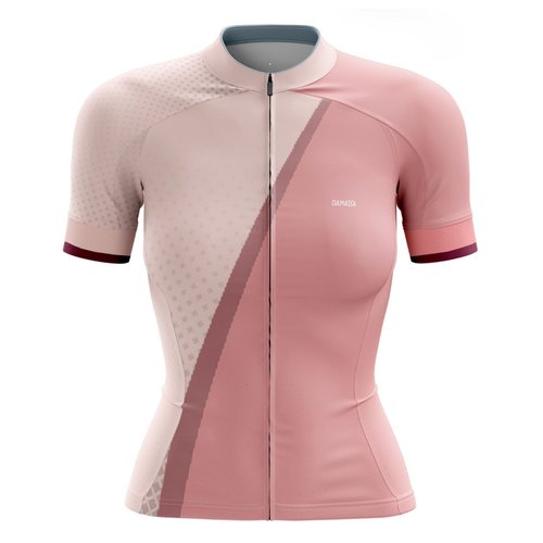Camisa Ciclismo Bicicleta DaMatta Feminina Chamois Rosa