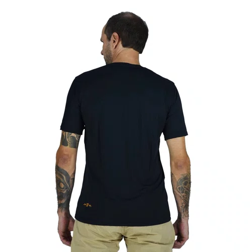 Camisa Bike Electric Poliamida Curta - Preta