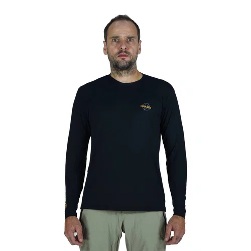 Camisa Bike Electric Poliamida Longa - Preta