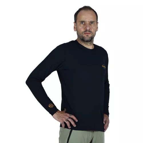 Camisa Bike Electric Poliamida Longa - Preta