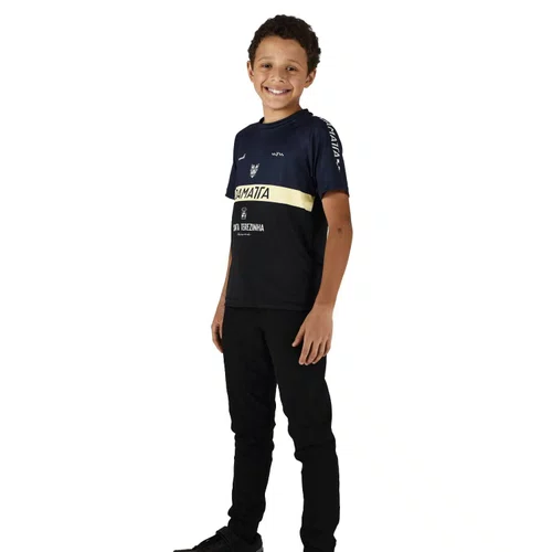 Camisa Bike Infantil Brasão Manga Curta - Azul