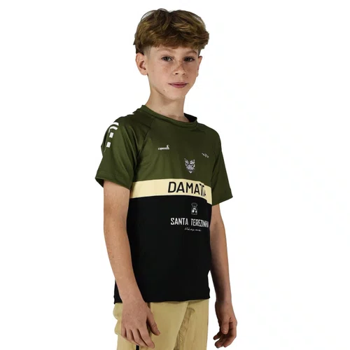 Camisa Bike Infantil Brasão Manga Curta - Verde