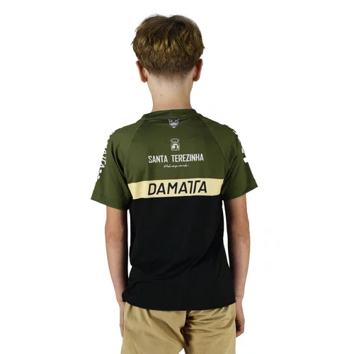 Camisa Bike Infantil Brasão Manga Curta - Verde
