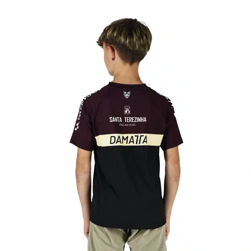 Camisa Bike Infantil Brasão Manga Curta - Vinho