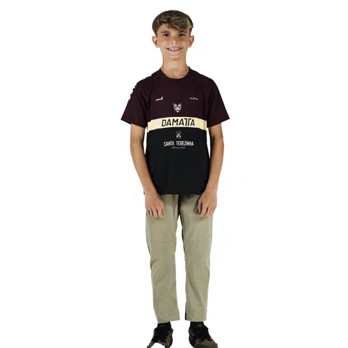 Camisa Bike Infantil Brasão Manga Curta - Vinho