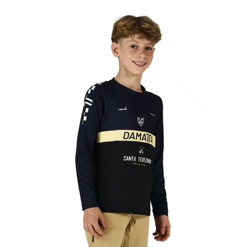 Camisa Bike Infantil Brasão Manga Longa - Azul