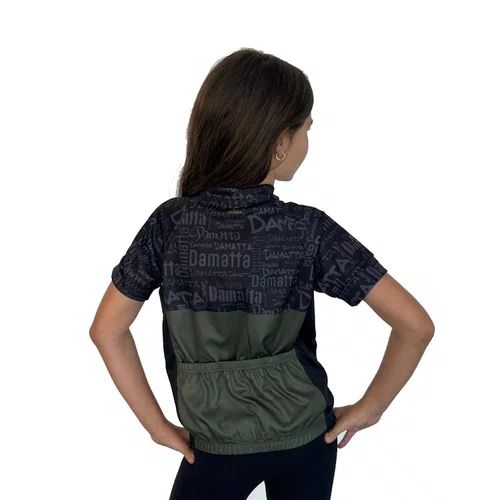 Camisa Bike Infantil H&H Manga Curta - Verde