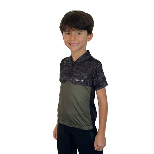 Camisa Bike Infantil H&H Manga Curta - Verde