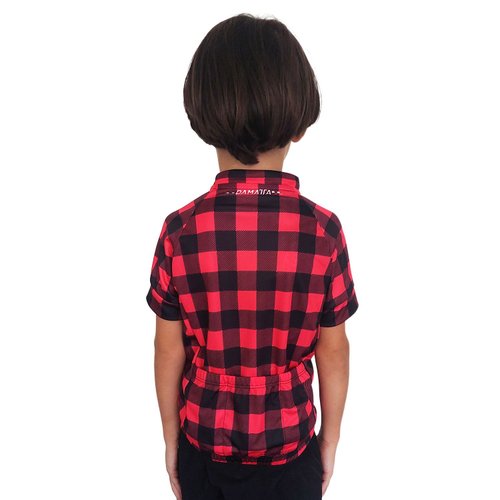 Camisa Bike Infantil MTB Xadrez