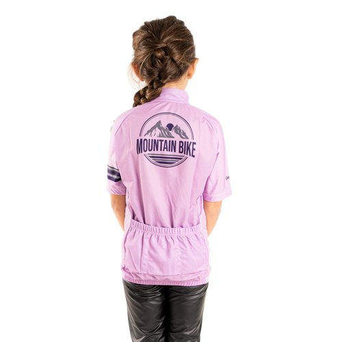 Camisa Ciclismo Bicicleta DaMatta Infantil Mtb Mountain Bike Rosa