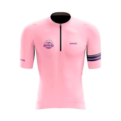 Camisa Ciclismo Bicicleta DaMatta Infantil Mtb Mountain Bike Rosa
