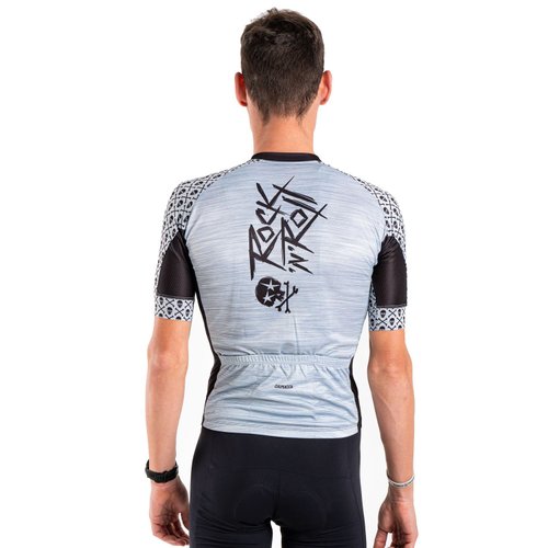 Camisa Ciclismo Bicicleta DaMatta Rock N Roll Cinza
