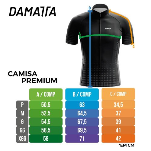 Camisa Ciclismo Bicicleta DaMatta Skull Preto