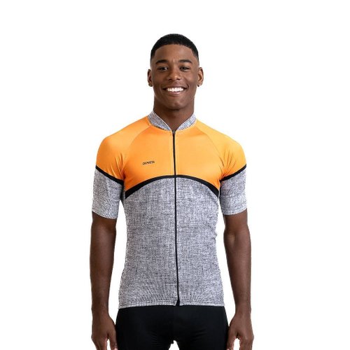 Camisa Ciclismo Bicicleta DaMatta Retro Laranja - M