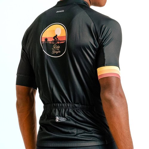 Camisa Ciclismo Bicicleta DaMatta Ride Preto