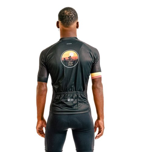 Camisa Ciclismo Bicicleta DaMatta Ride Preto