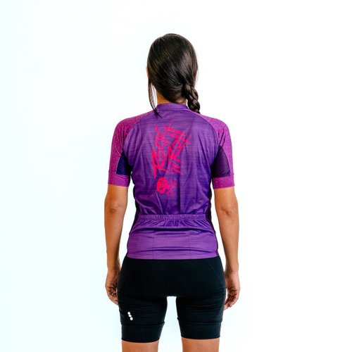 Camisa Ciclismo Bicicleta DaMatta Rock N Roll Roxo