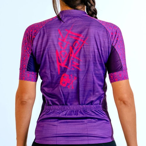 Camisa Ciclismo Bicicleta DaMatta Rock N Roll Roxo