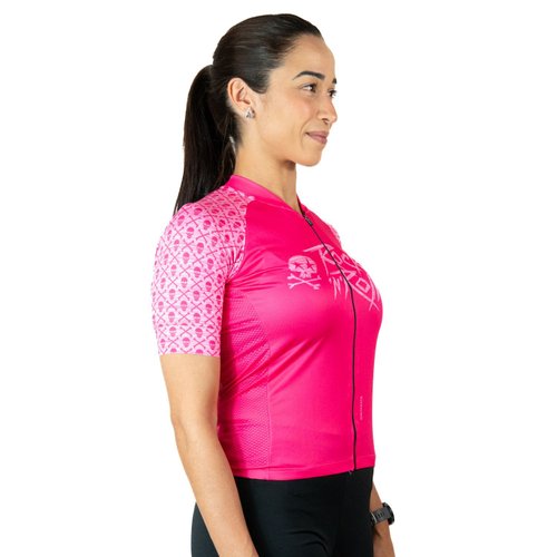 Camisa Ciclismo Bicicleta DaMatta Rock N Roll Rosa