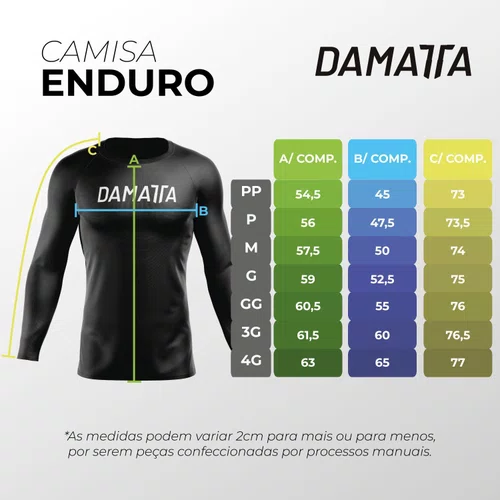 Camisa Enduro H&H Manga Longa - Marrom