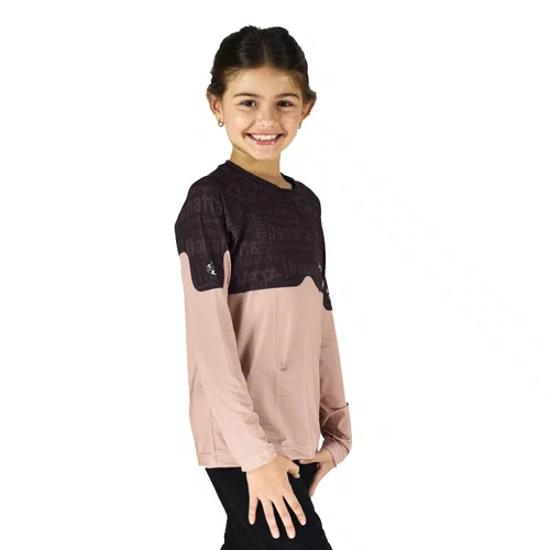 Camisa Enduro Infantil H&H Manga Longa - Marrom