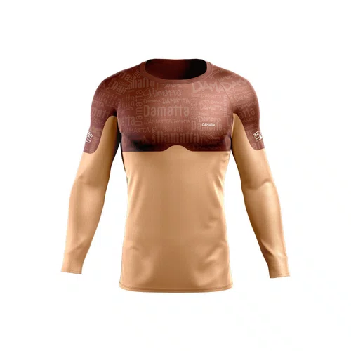 Camisa Enduro Infantil H&H Manga Longa - Marrom
