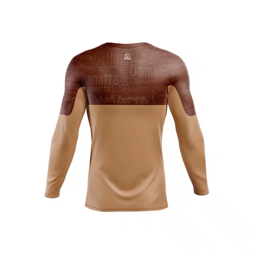 Camisa Enduro Infantil H&H Manga Longa - Marrom