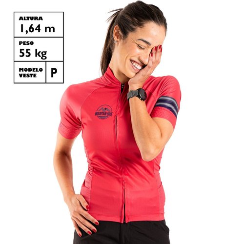 Camisa Ciclismo Bicicleta DaMatta Feminina Mountain Bike Pink