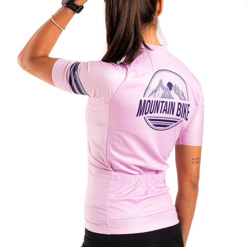Camisa Ciclismo Bicicleta DaMatta Mountain Bike Feminina Rosa