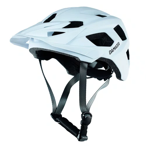 Capacete DaMatta Enduro MTB, E-Bike, Gravel e Ciclismo In-Mold - Branco
