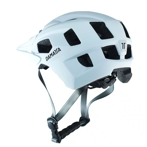 Capacete DaMatta Enduro MTB, E-Bike, Gravel e Ciclismo In-Mold - Branco