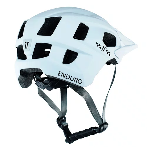 Capacete DaMatta Enduro MTB, E-Bike, Gravel e Ciclismo In-Mold - Branco