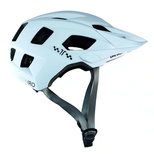 Capacete DaMatta Enduro MTB, E-Bike, Gravel e Ciclismo In-Mold - Branco