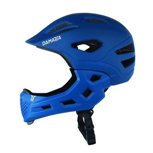 Capacete Infantil DaMatta Ciclismo Bicicleta Fullface Azul - M