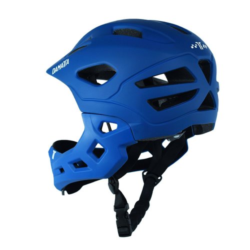 Capacete Infantil DaMatta Ciclismo Bicicleta Fullface Azul - M