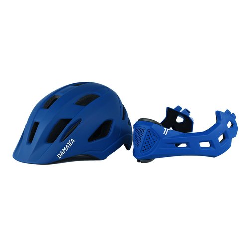 Capacete Infantil DaMatta Ciclismo Bicicleta Fullface Azul - M