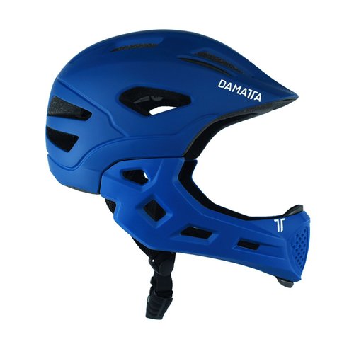 Capacete Infantil DaMatta Ciclismo Bicicleta Fullface Azul - M