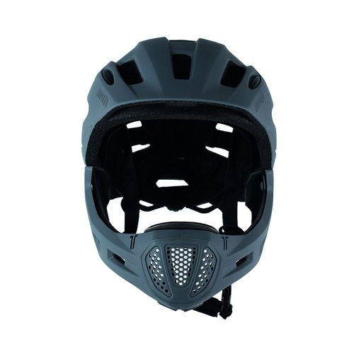 Capacete Infantil DaMatta Ciclismo Bicicleta Fullface Cinza - M