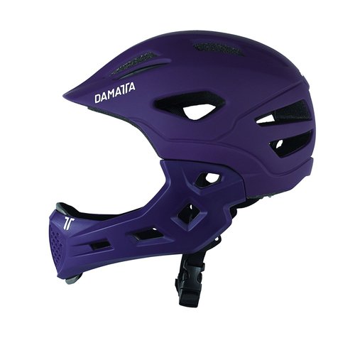 Capacete Infantil DaMatta Ciclismo Bicicleta Fullface Roxo - M