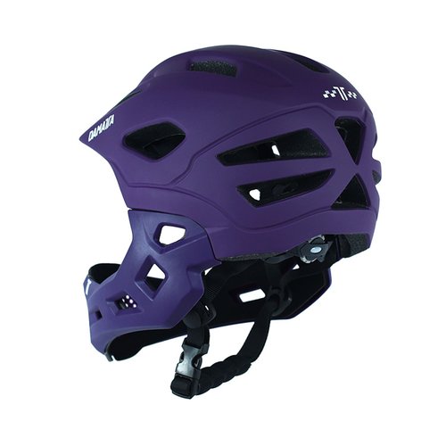 Capacete Infantil DaMatta Ciclismo Bicicleta Fullface Roxo - M