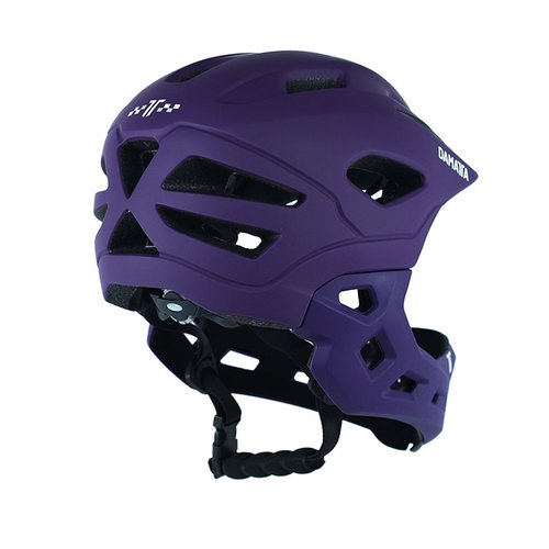 Capacete Infantil DaMatta Ciclismo Bicicleta Fullface Roxo - M